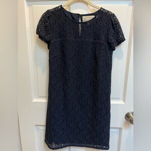 Jack Wills navy lace shift dress